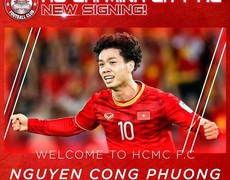 Công Phượng chính thức gia nhập CLB TP. HCM, khoác áo số 21
