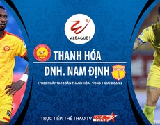 Bóng đá Việt Nam: Nhận định bóng đá nhà cái Thanh Hóa vs Nam Định vòng 1 giai đoạn 2 V-League