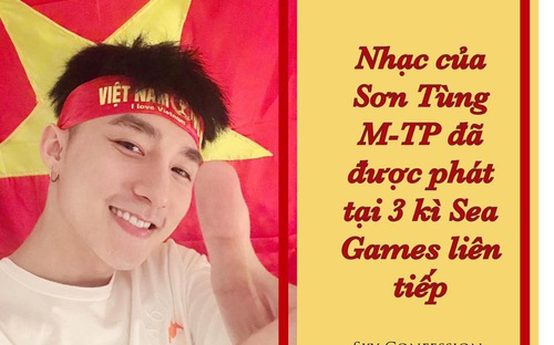 Nhạc của Sơn Tùng M-TP khuấy động 3 kỳ Sea Games liên tiếp