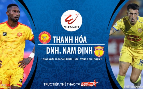 Bóng đá Việt Nam: Nhận định bóng đá nhà cái Thanh Hóa vs Nam Định vòng 1 giai đoạn 2 V-League