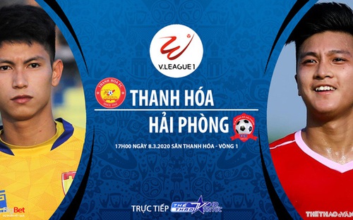 Nhận định bóng đá nhà cái Thanh Hóa đấu với Hải Phòng. TTTT HD trực tiếp bóng đá V League 2020